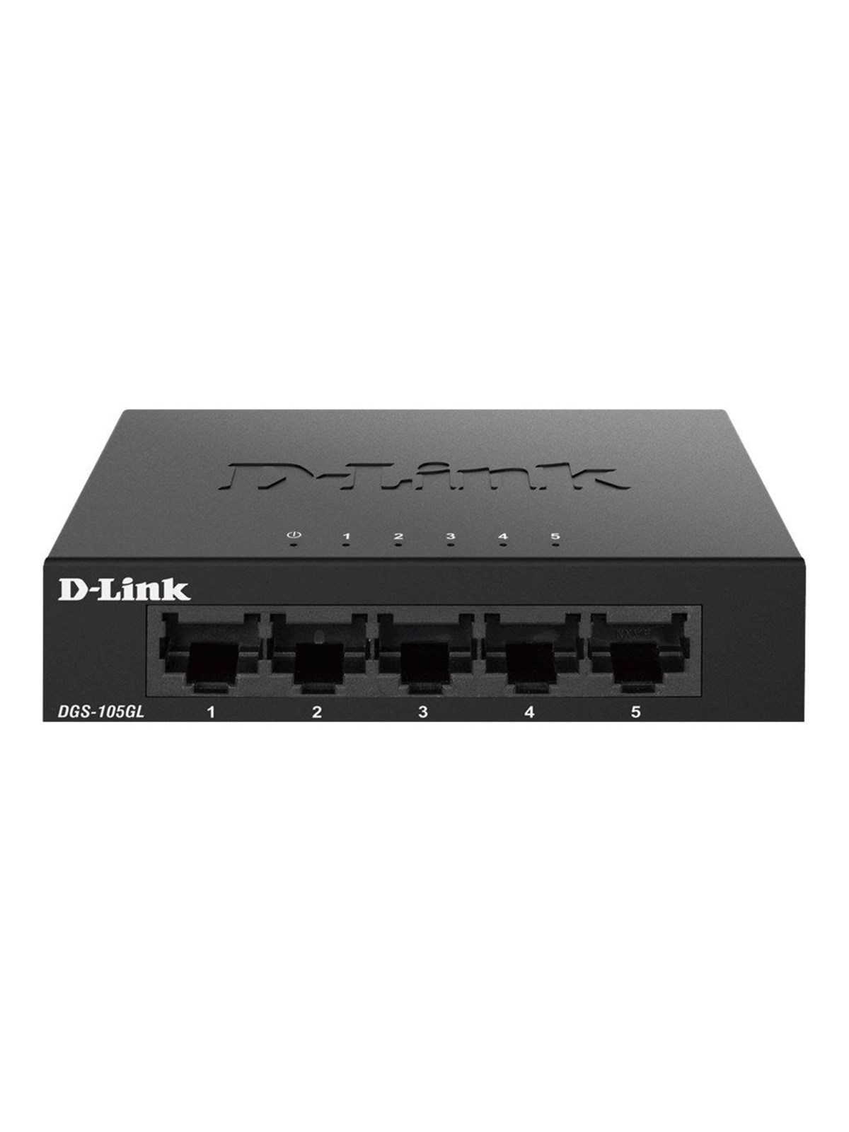 D-Link DGS-105GL 5 Port Gigabit Metal Unmanaged Desktop Switch, Switch