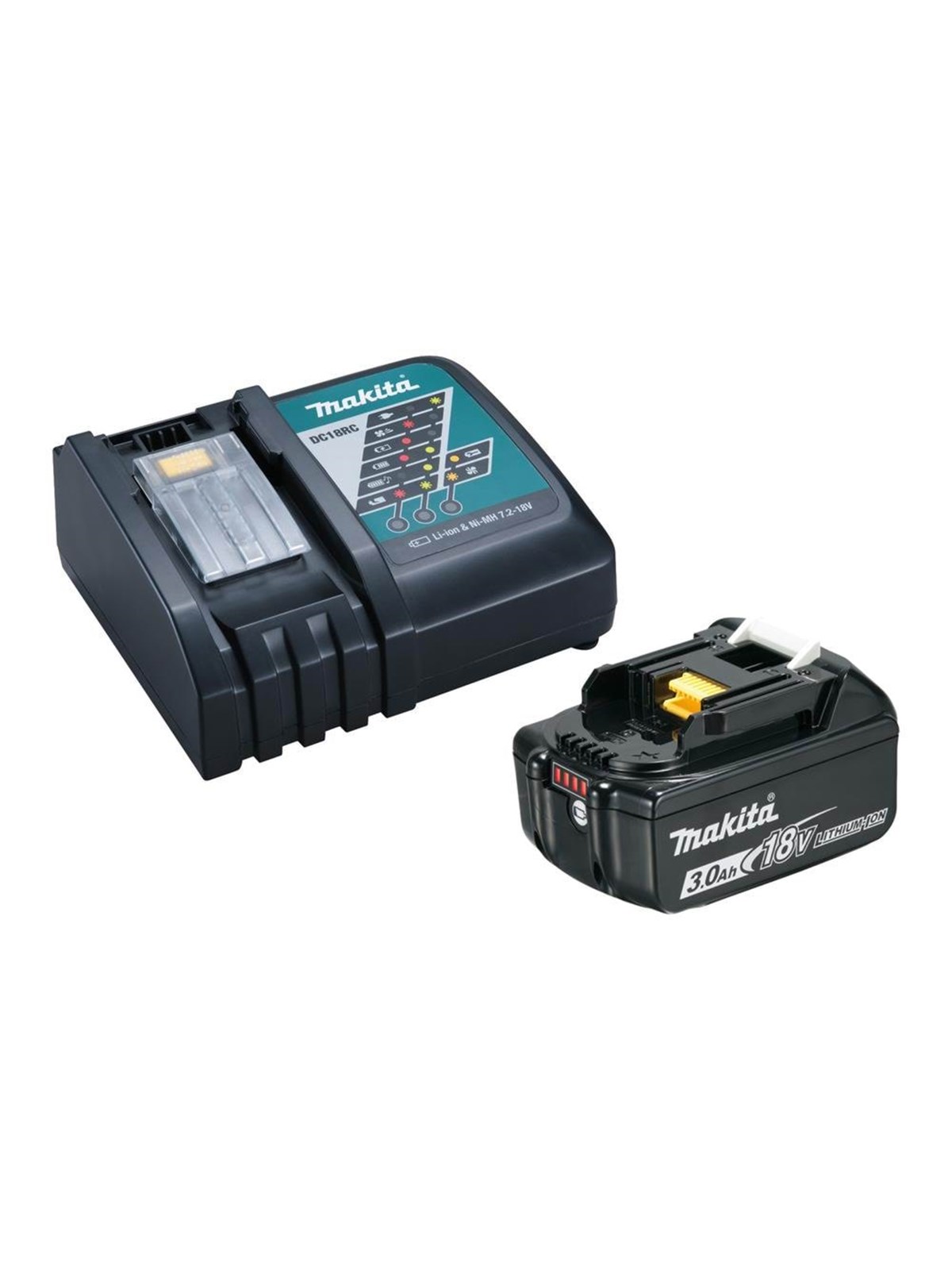Makita Energy Kit 191A24-4 BL1830B + DC18RC, Akku Lader