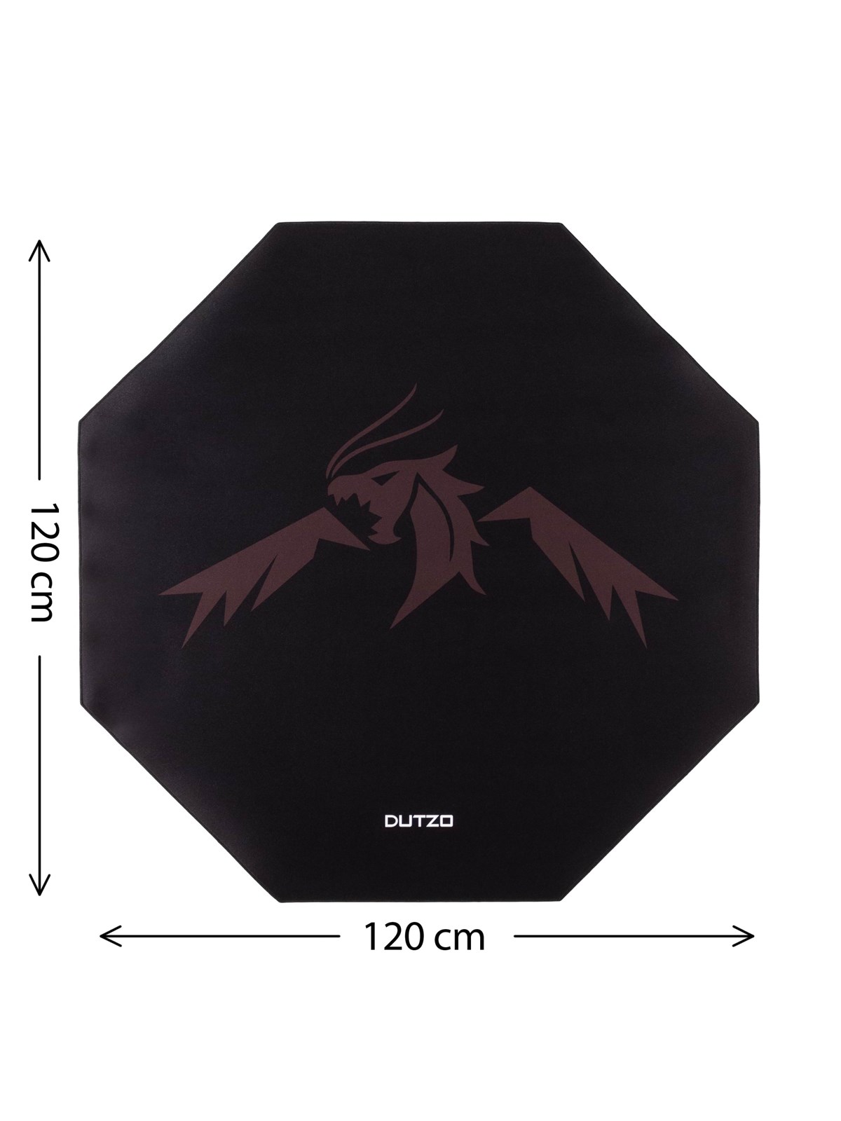 DUTZO Fushi Gaming Floor mat - Sort / Brun, Gamerstol
