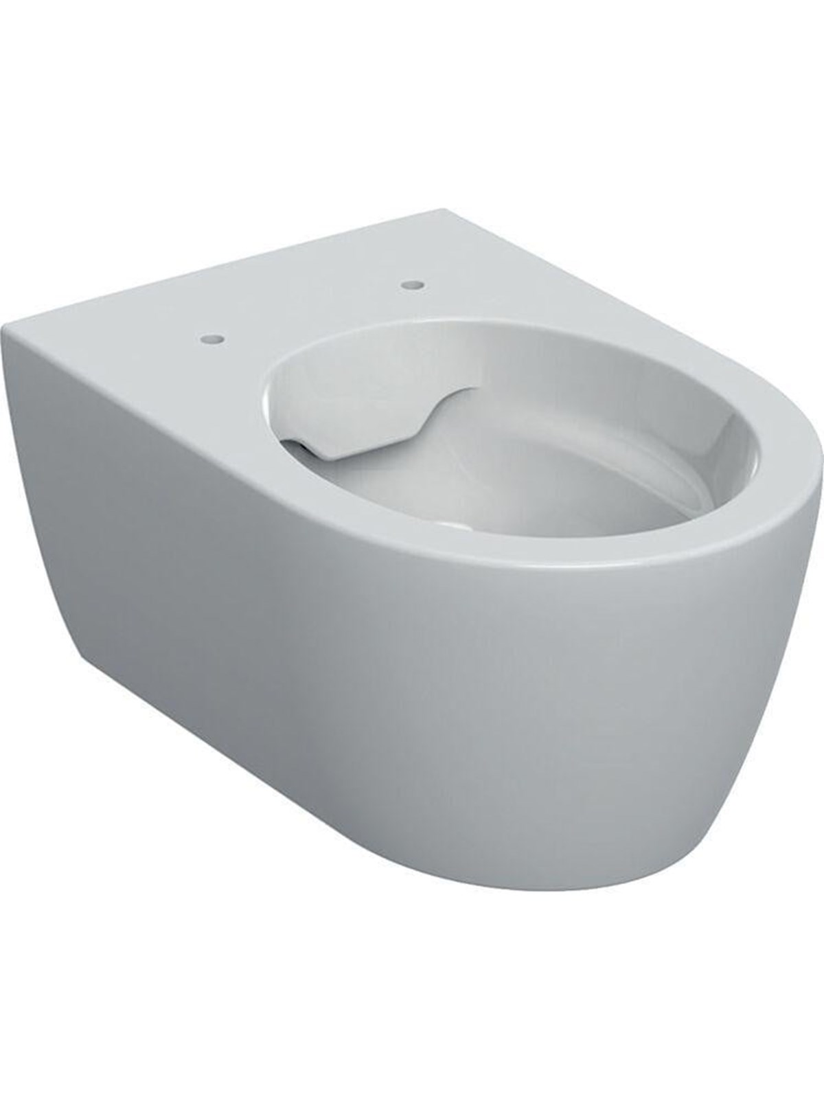 Geberit icon væghængt toilet, skjult montering, rimfree: t=53cm, hvid / keratect