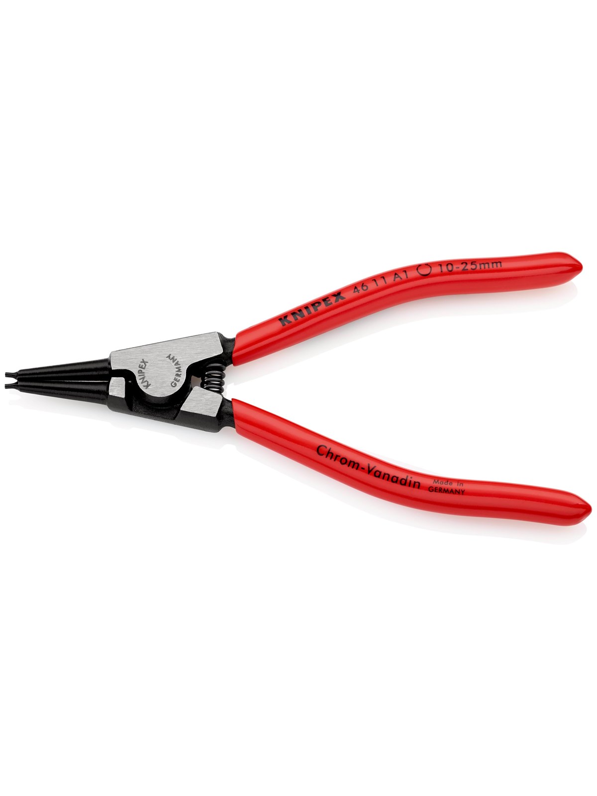 KNIPEX Låseringstang sort atramenteret 10-25mm, 46 11 a1, Værktøj