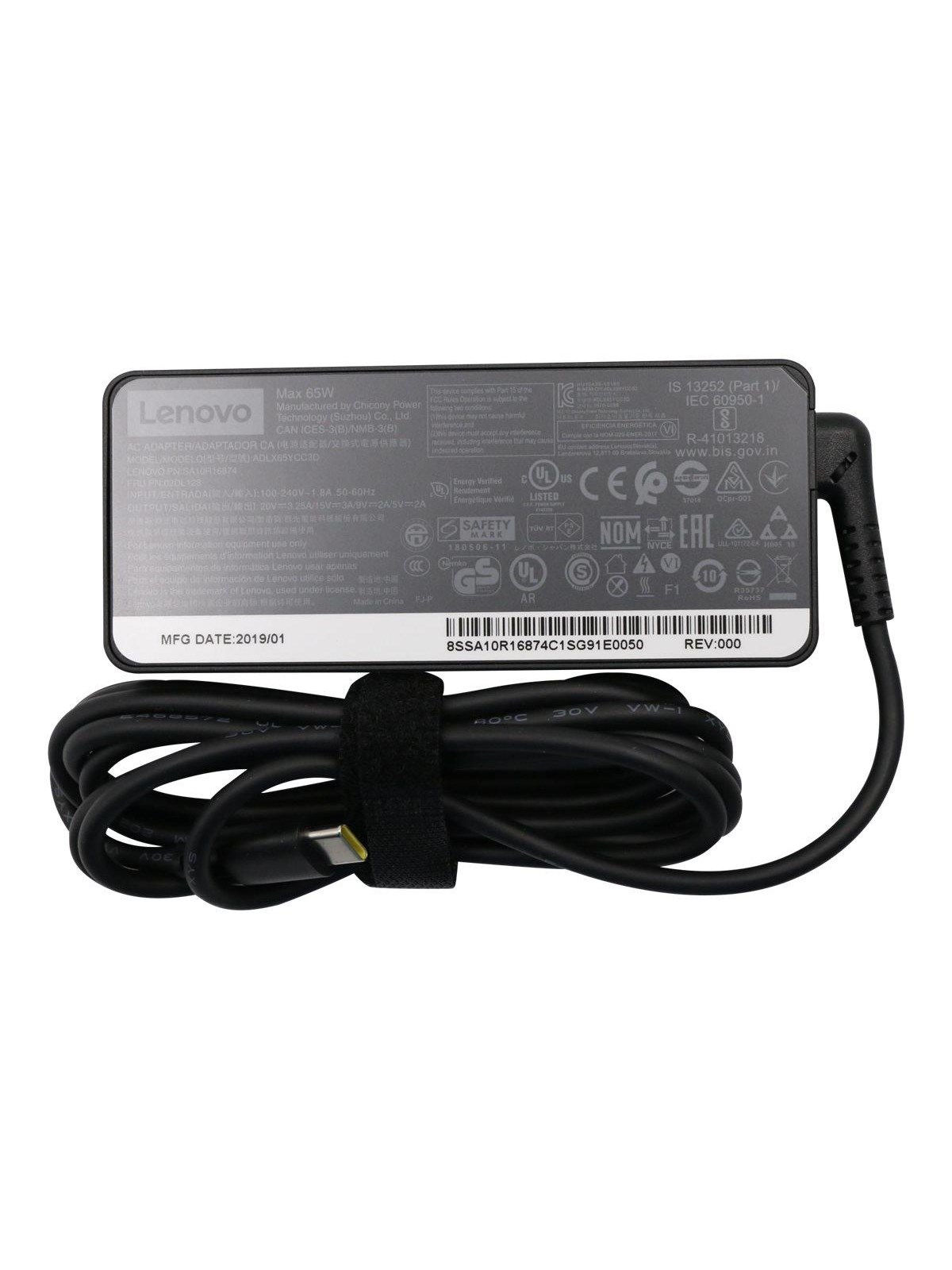Lenovo Chicony ADLX65YCC3D, Oplader Til Bærbar