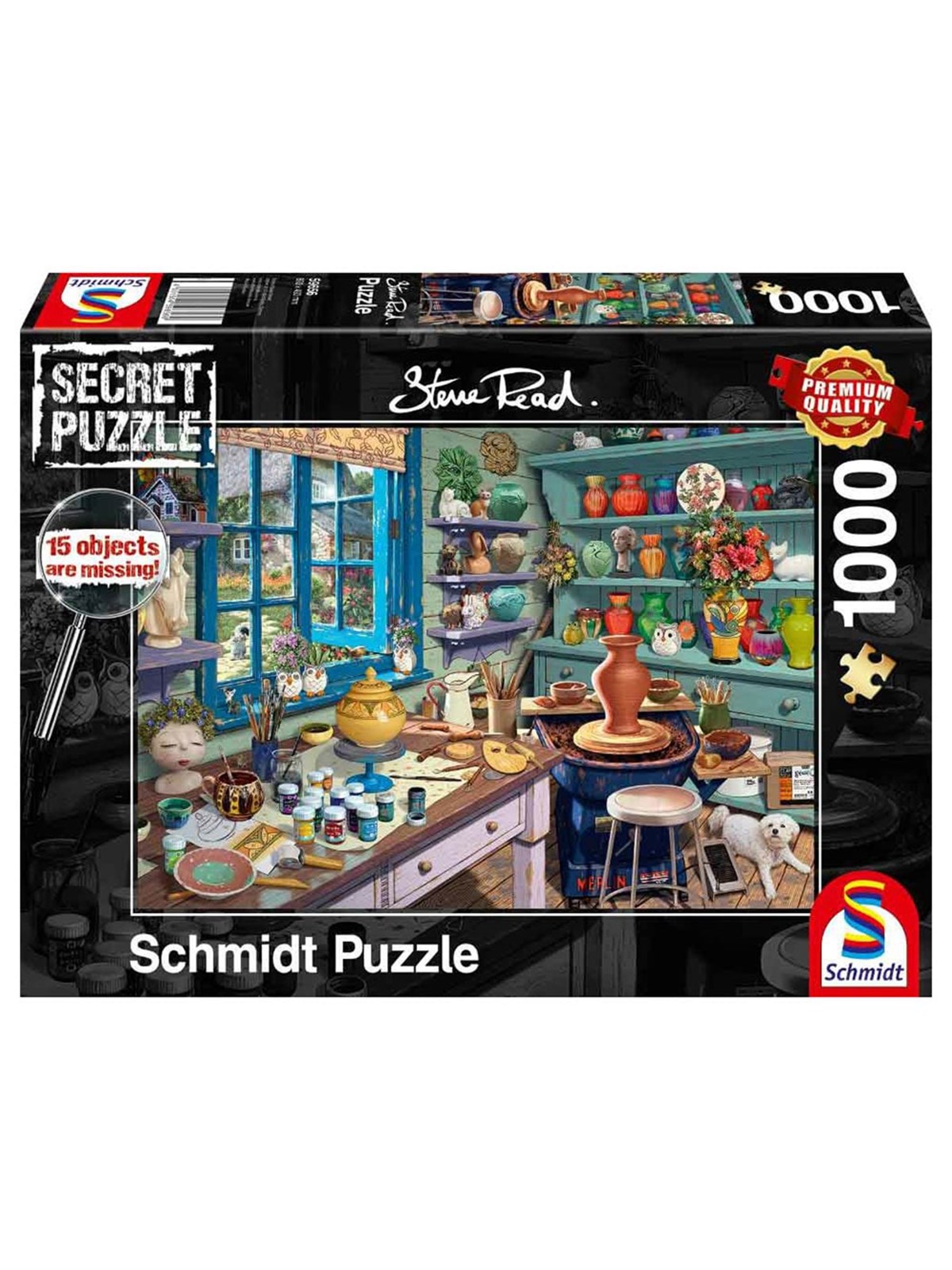 Schmidt Puzzle - Secret - Steve Read: Artist studio (1000