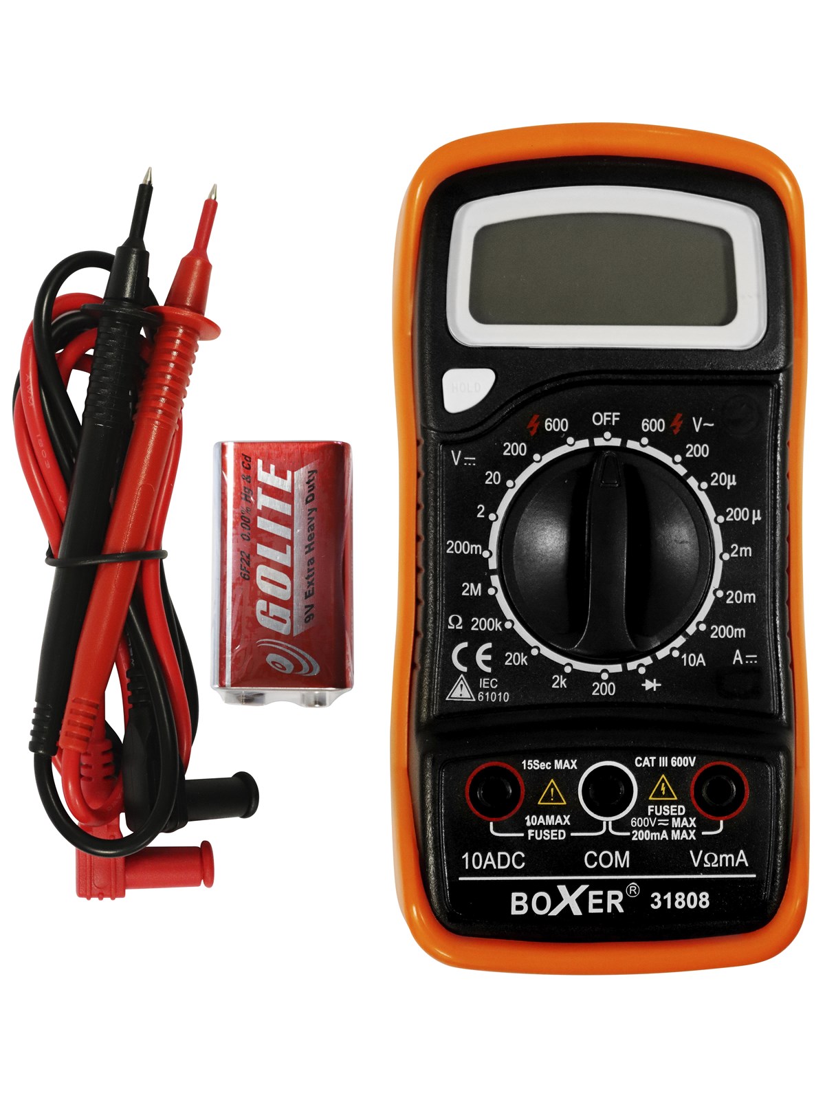 Boxer Multimeter digital, Måleværktøj