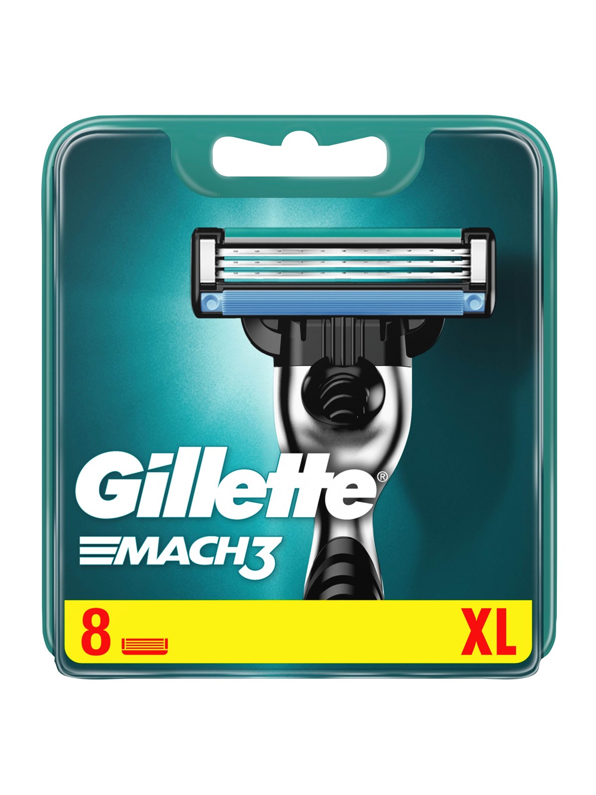 Gillette Mach3-barberblade, 8 stk., Barbergrej