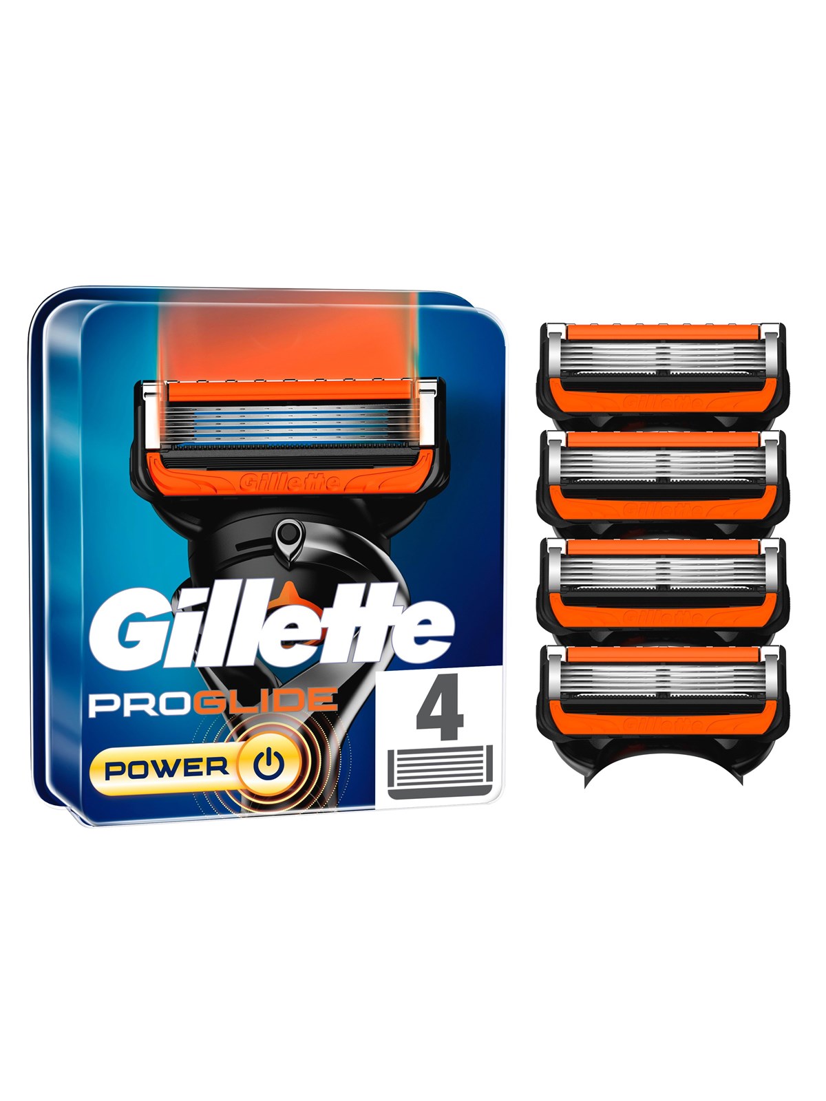 Gillette ProGlide-barberblade, 4 stk., Barbergrej