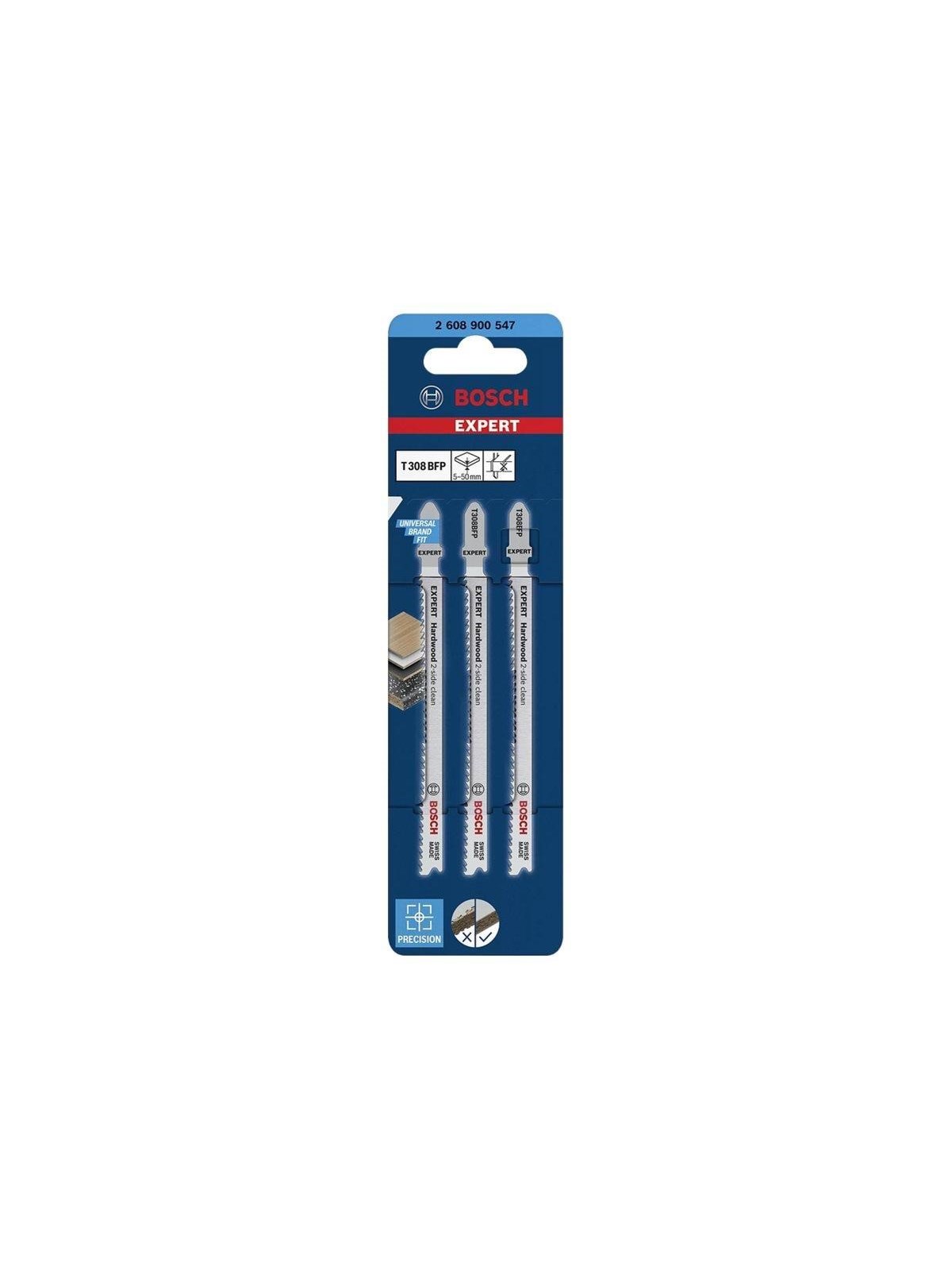 Bosch STIKSAVKLINGE T308BFP HARDWOOD 3 STK, Stiksav