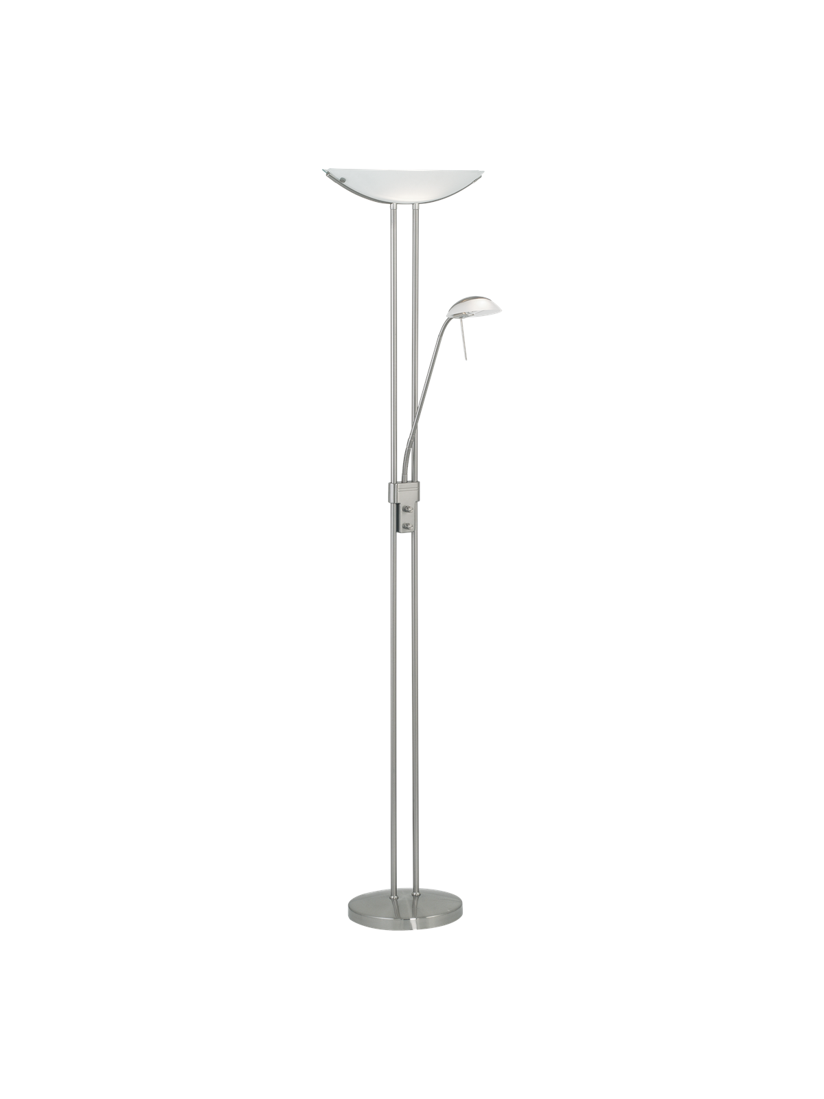 EGLO BAYA gulvlampe, hvid/satin, Lampe