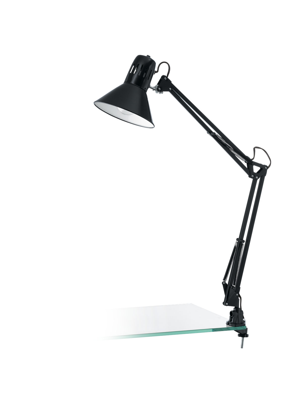 EGLO FIRMO skrivebordslampe med klemme, sort, Lampe
