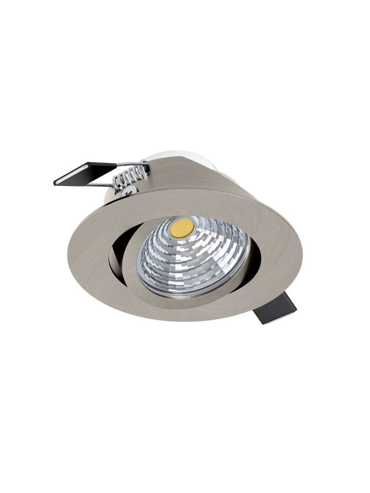 EGLO SALICETO indbygningsspot LED 6W, børstet stål, Lampe