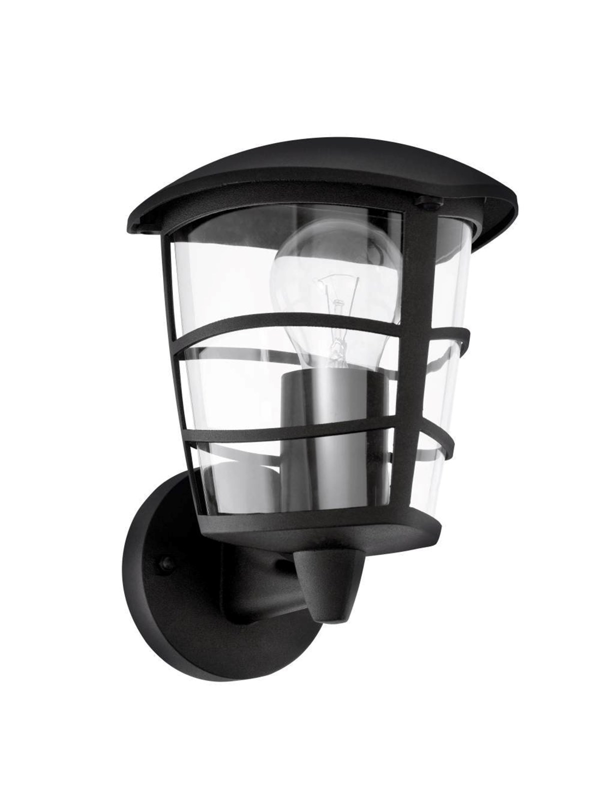 EGLO ALORIA udendørs væglampe, sort, Lampe