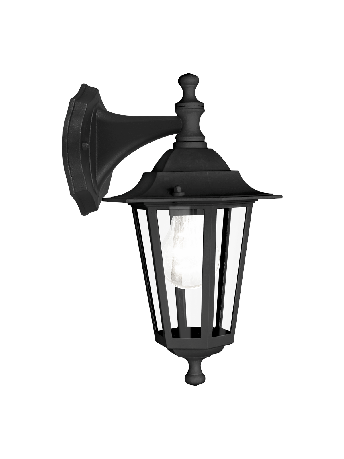 EGLO LATERNA 4 udendørs væglampe, sort, Lampe