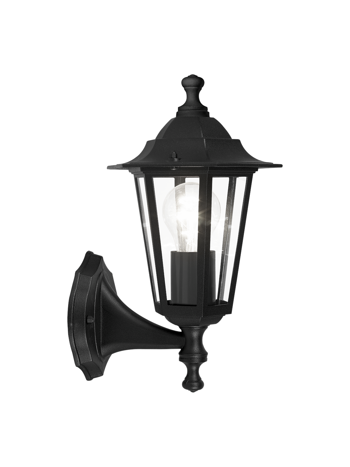 EGLO LATERNA 4 udendørs væglampe, sort, Lampe
