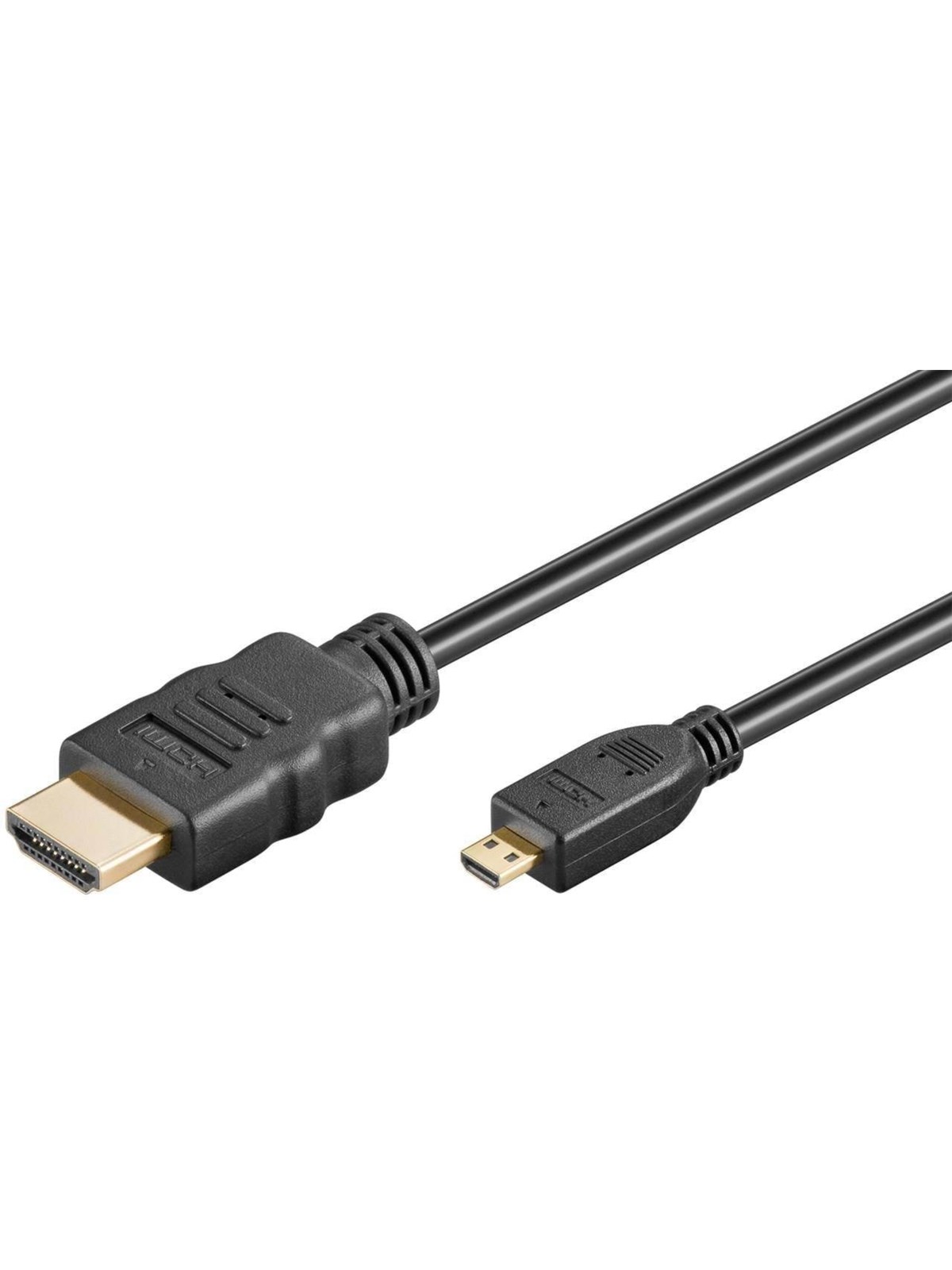 Pro HDMI - Micro HDMI 2.0 - 5m - Sort, Skærmkabel