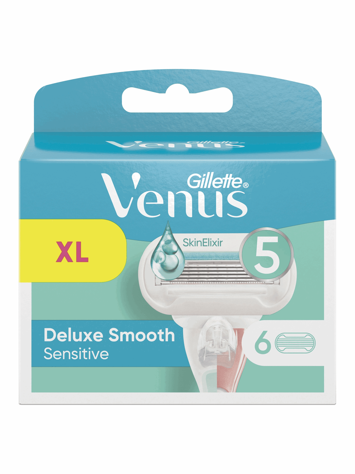 Gillette-Venus Venus Deluxe Smooth Sensitive 6 pcs, Barbergrej