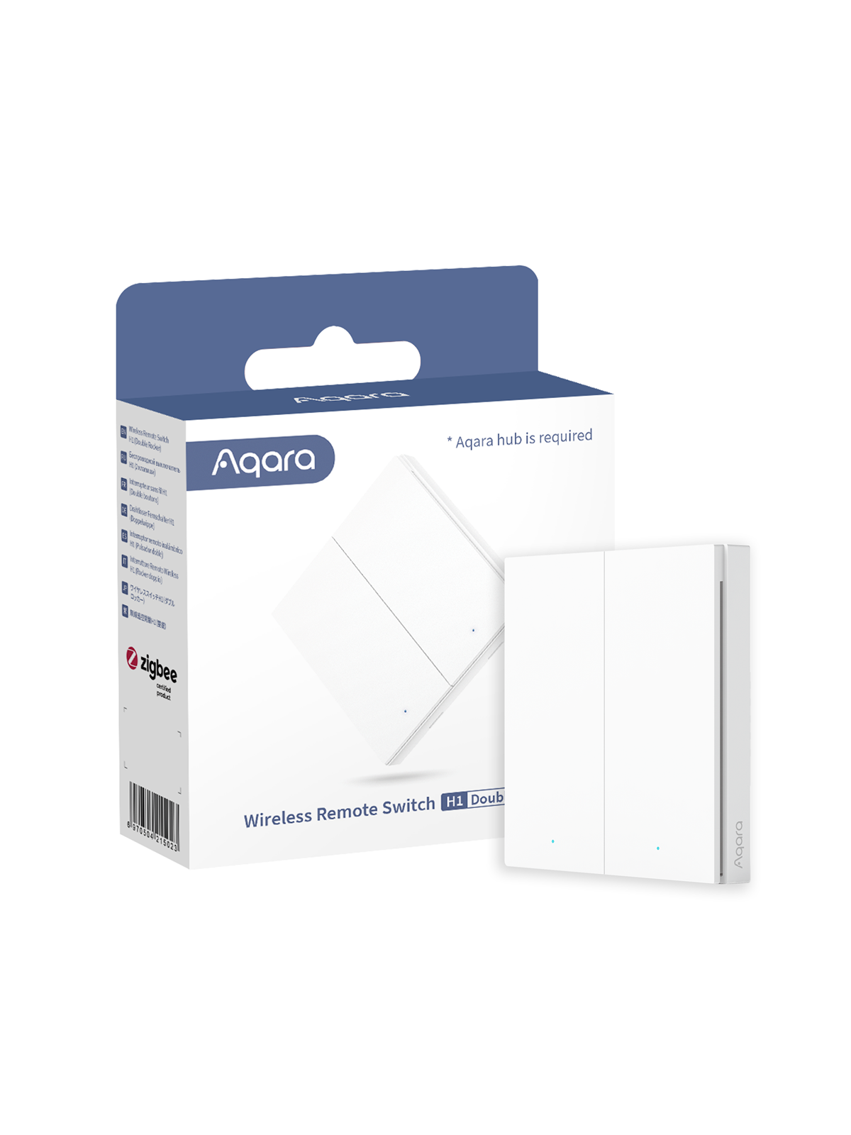 Aqara Wireless Remote Switch H1 Double Rocker, Smart Home