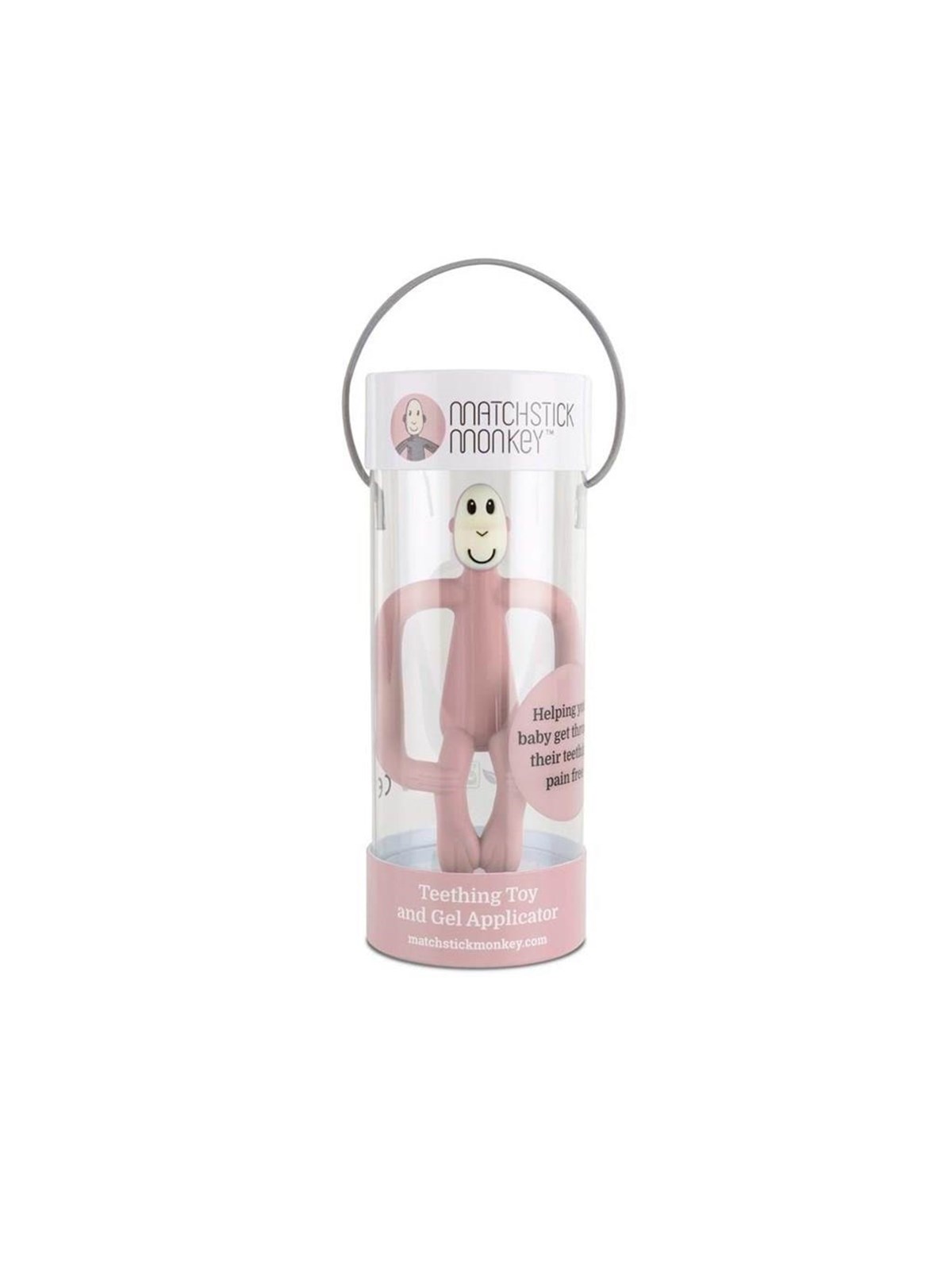 Matchstick Monkey Teething Dusty Pink, Babyudstyr