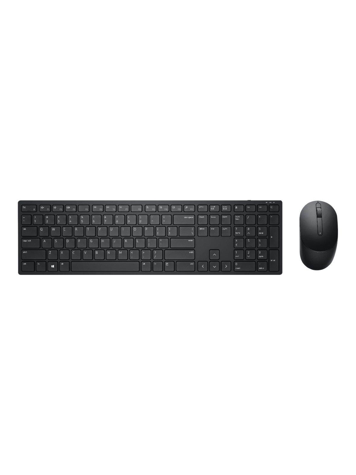 Dell Pro Wireless Keyboard and Mouse / 580-AJRC (US International) - Tastatur & Mus sæt - Universal - Sort