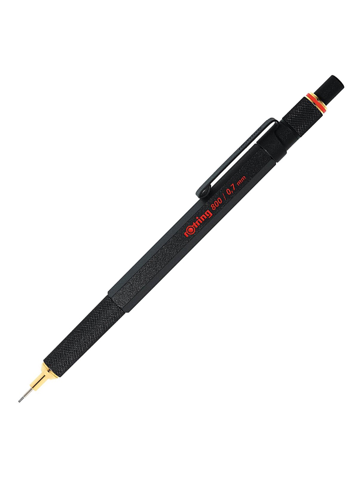 Rotring rOtring 800 mekanisk blyant | HB 0,7 mm | Sort metal tønde, Tegneværktøj
