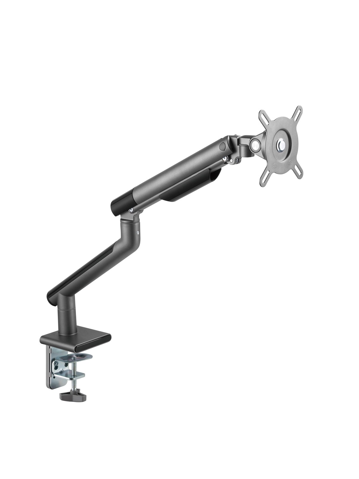 Alterzone Arm One monitorarm i aluminium, grå, Skærmholder
