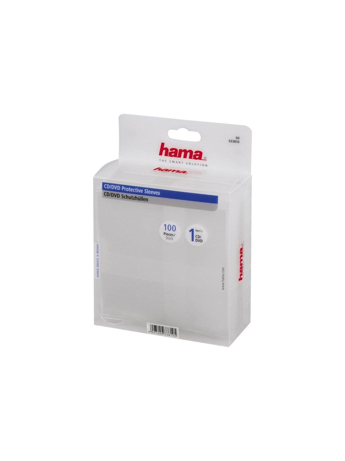 Hama CD/DVD Protective Sleeves - CD/DVD sleeve, Lagringstilbehør