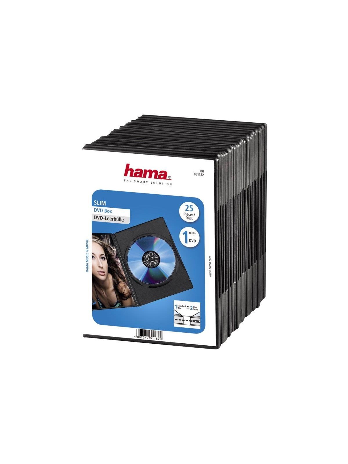 Hama DVD Slim Box, Lagringstilbehør