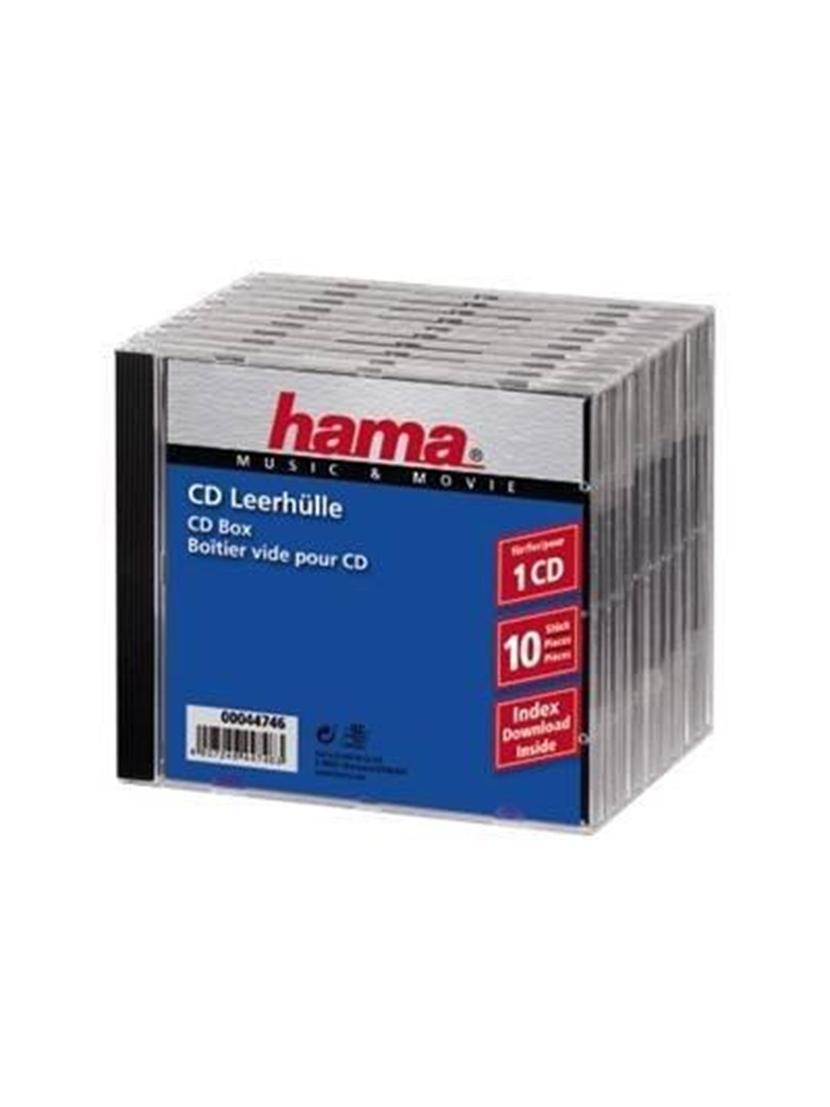 Hama storage CD jewel case, Lagringstilbehør