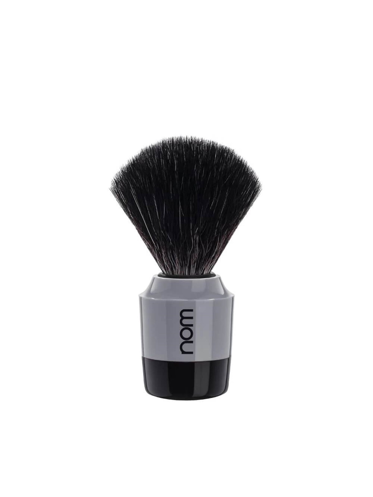 nom MARTEN shaving brush Black Fibre Grey, Barbergrej
