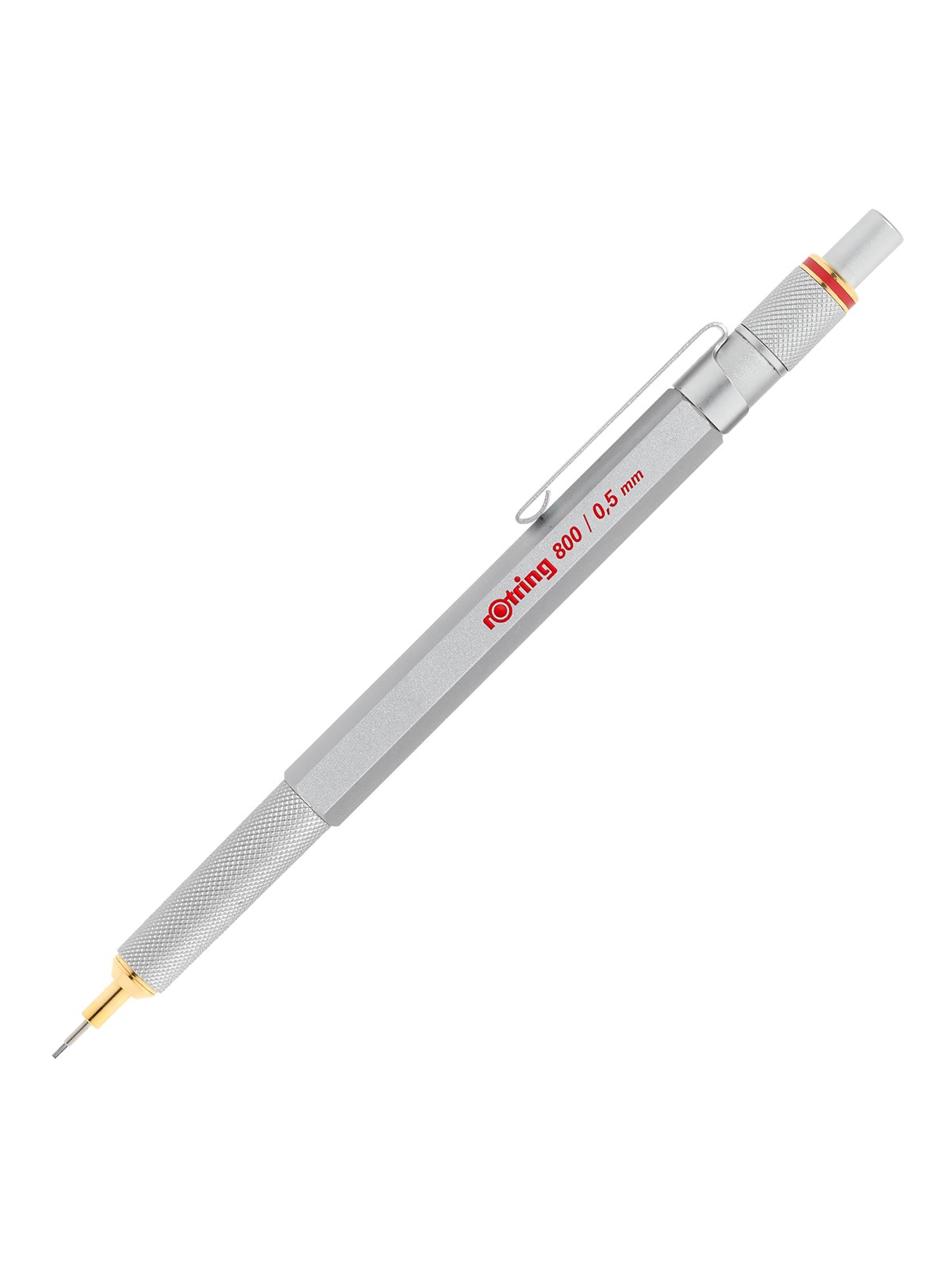 Rotring rOtring 800 mekanisk blyant | 0,5 mm | Sølv metal tønde, Tegneværktøj