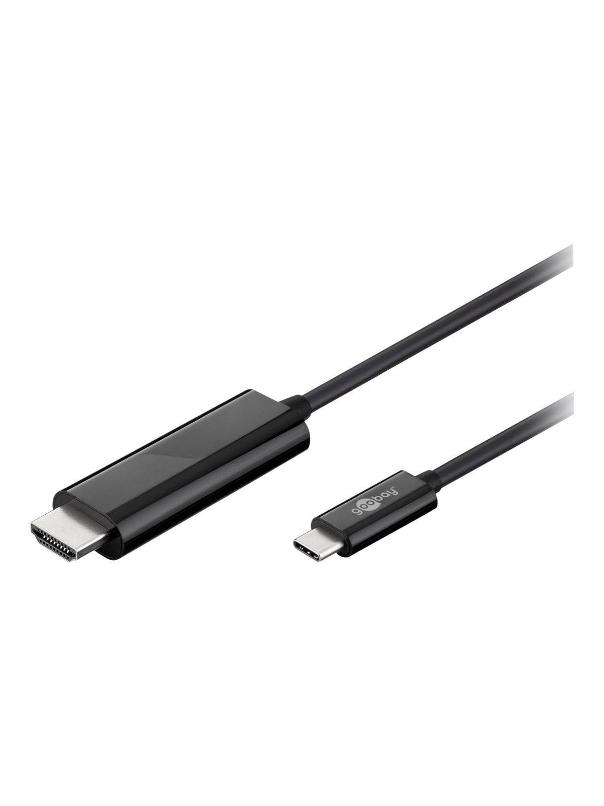 Pro USB-C - HDMI - 1.8m - Black, Skærmkabel