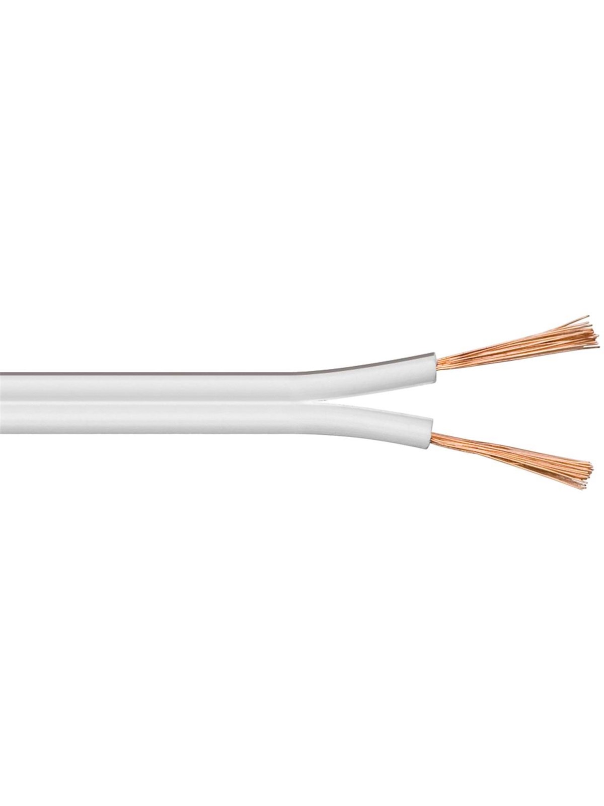 Pro Speaker cable white CCA, Audiokabel