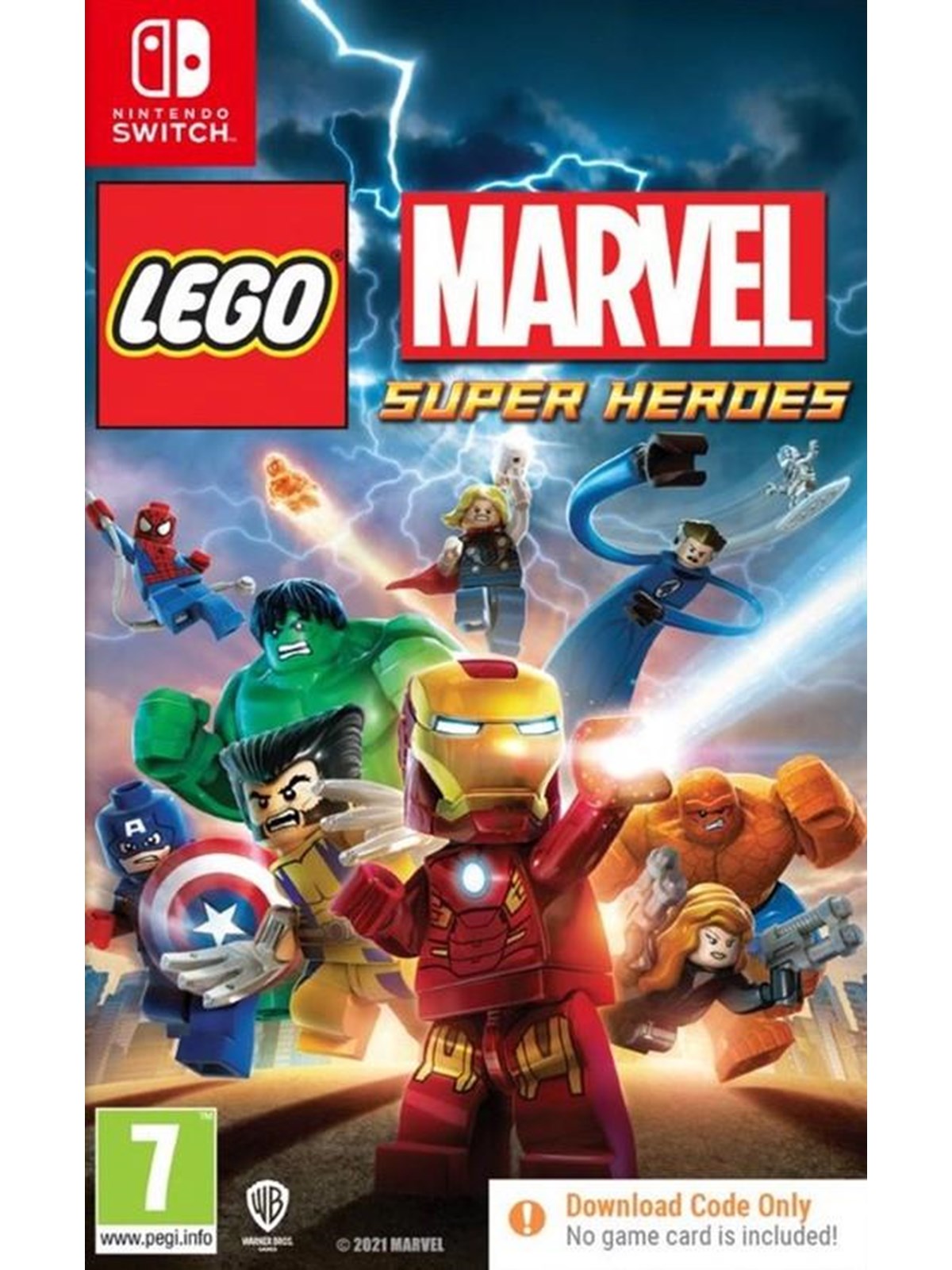 Lego Marvel Super Herøs (Code in a Box) - Nintendo Switch - Action/Adventure