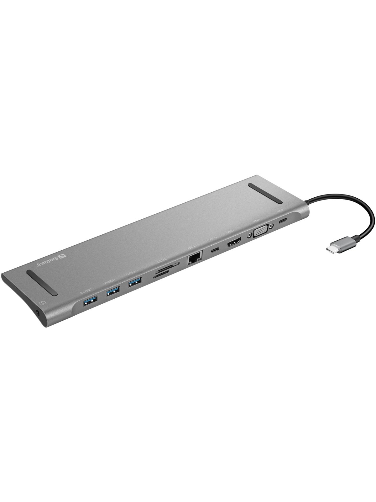 Sandberg USB-C 10-in-1 Docking Station, Docking Station