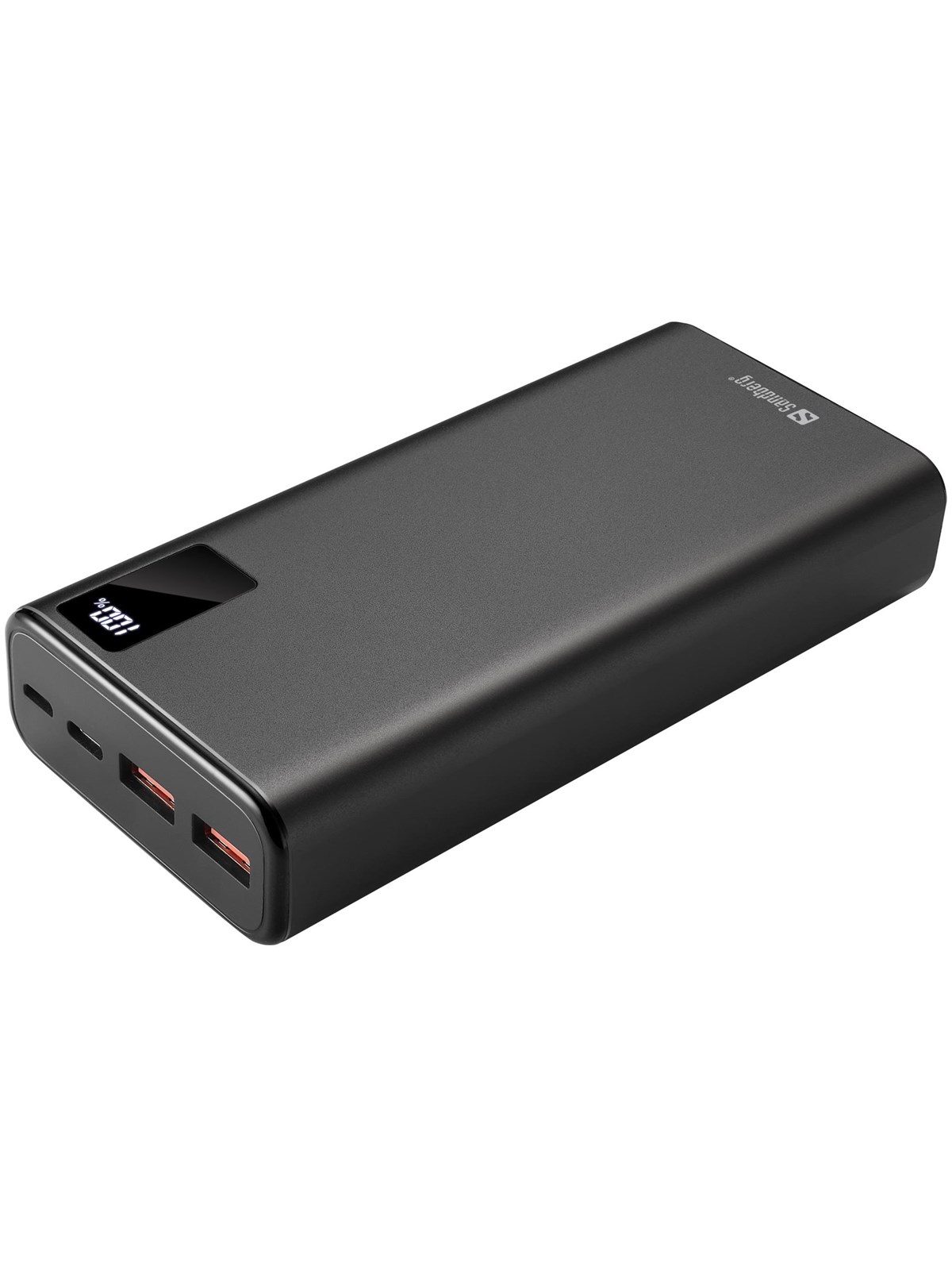 Sandberg Powerbank USB-C PD 20W 20000 Powerbank - Sort - 20000 mAh, Powerbank