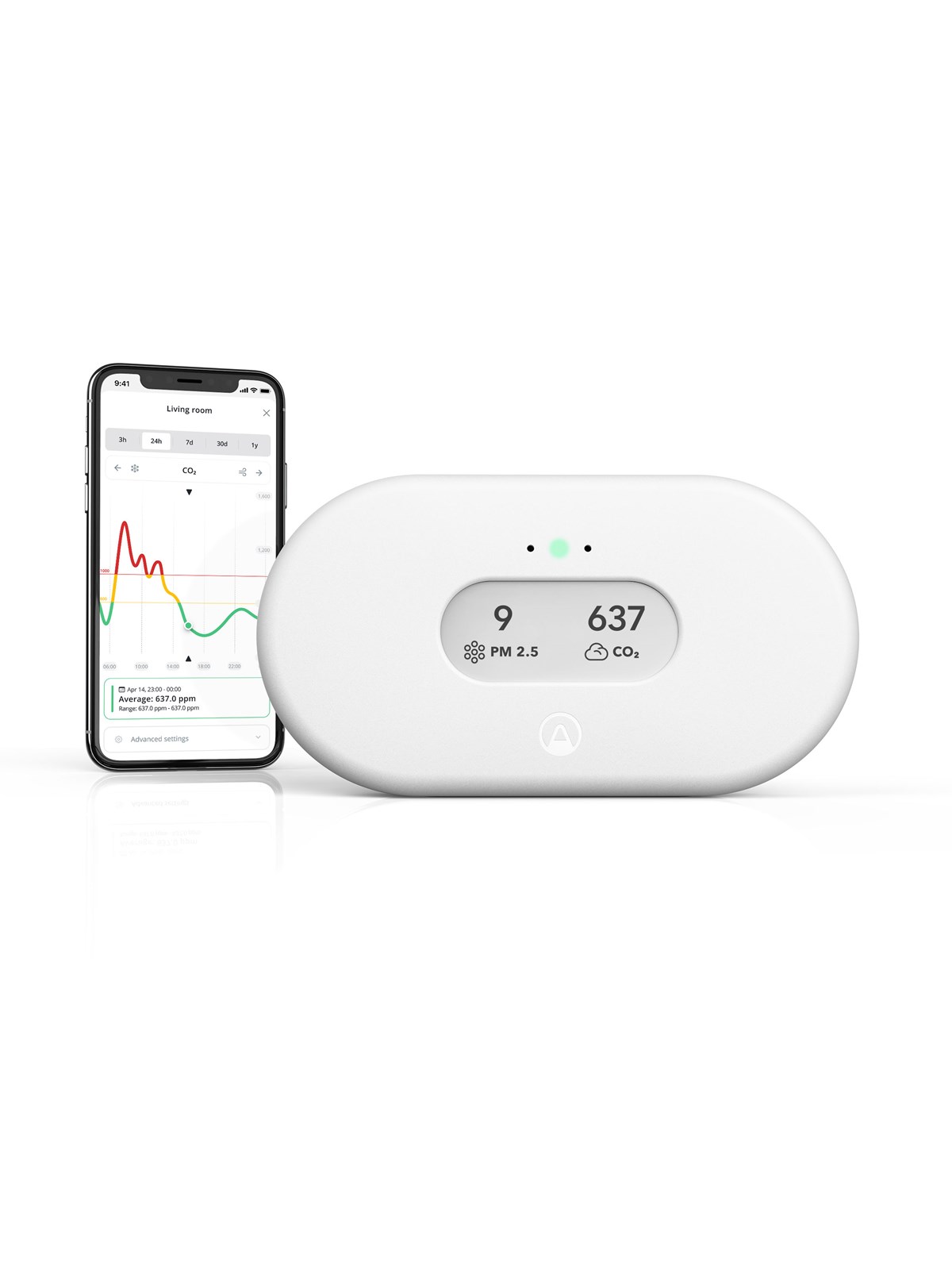 Airthings View Plus - Smart Radon and Air Quality Monitor, Smart Home
