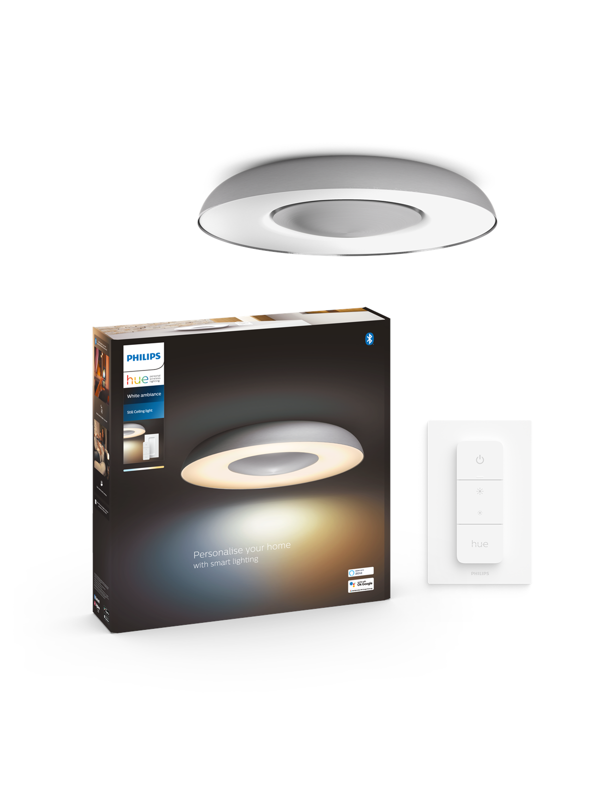 Philips Hue Still Plafond Loftlampe - Aluminium, Smart Home