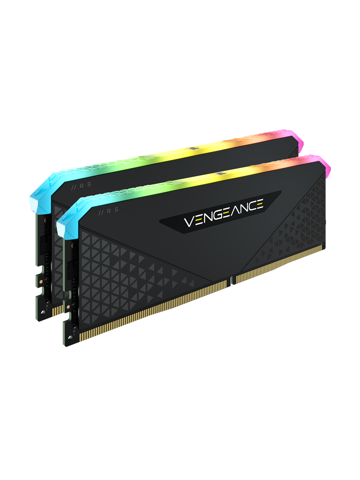 Corsair Vengeance RGB RS DDR4-3200 - 32GB - CL16 - Dual Channel (2 pcs) - AMD Optimized - Sort med RGB