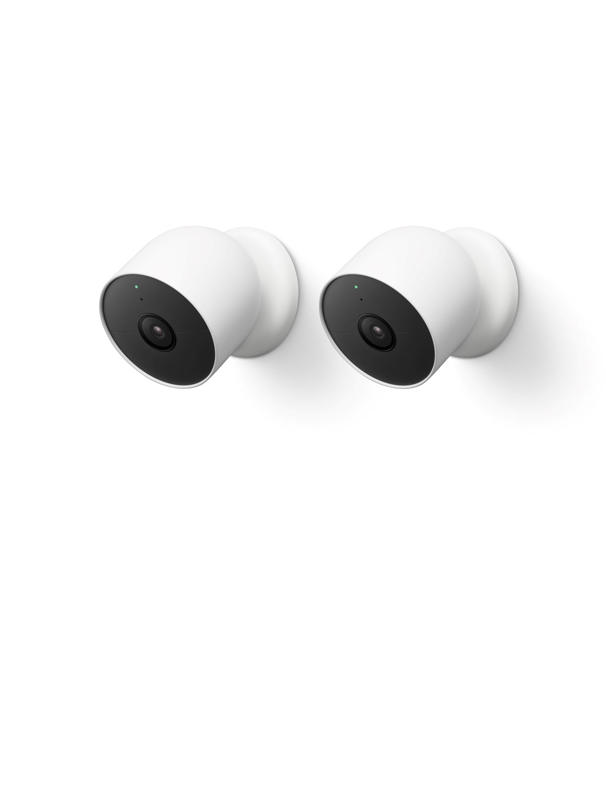 Google Nest Cam - Batteridrevet Udendørs/Indendørs Sikkerhedskamera 2-Pak