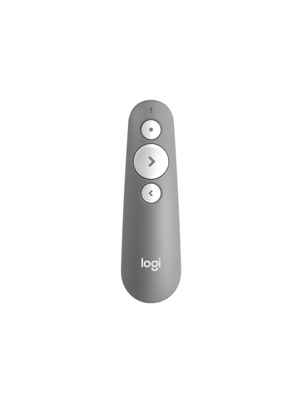Logitech R500s Laser Presentation Remote - Lysegrå, Fjernbetjening