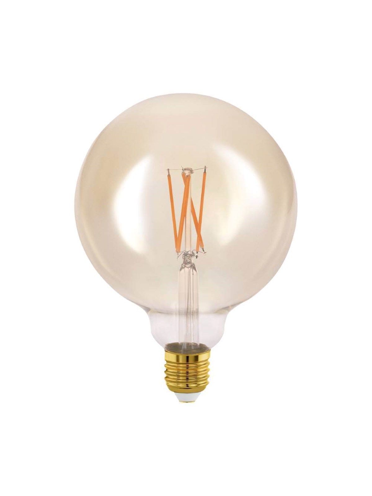 EGLO CONNECT.Z E27 G125 amber SMART pære M/VARM HVID LYS, Smart Home