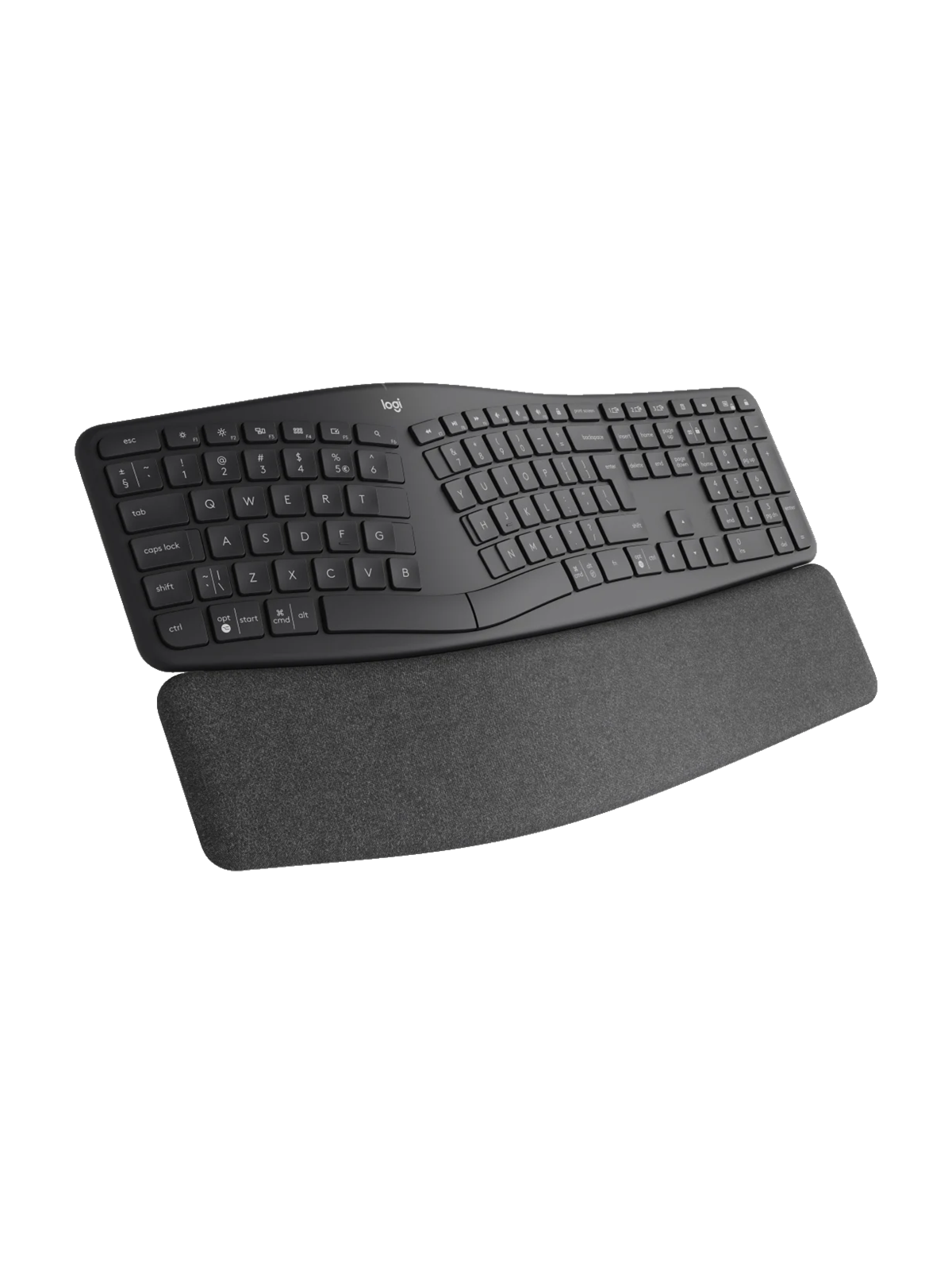 Logitech ERGO K860 for Business - Tastatur - Nordisk - Sort, Tastatur