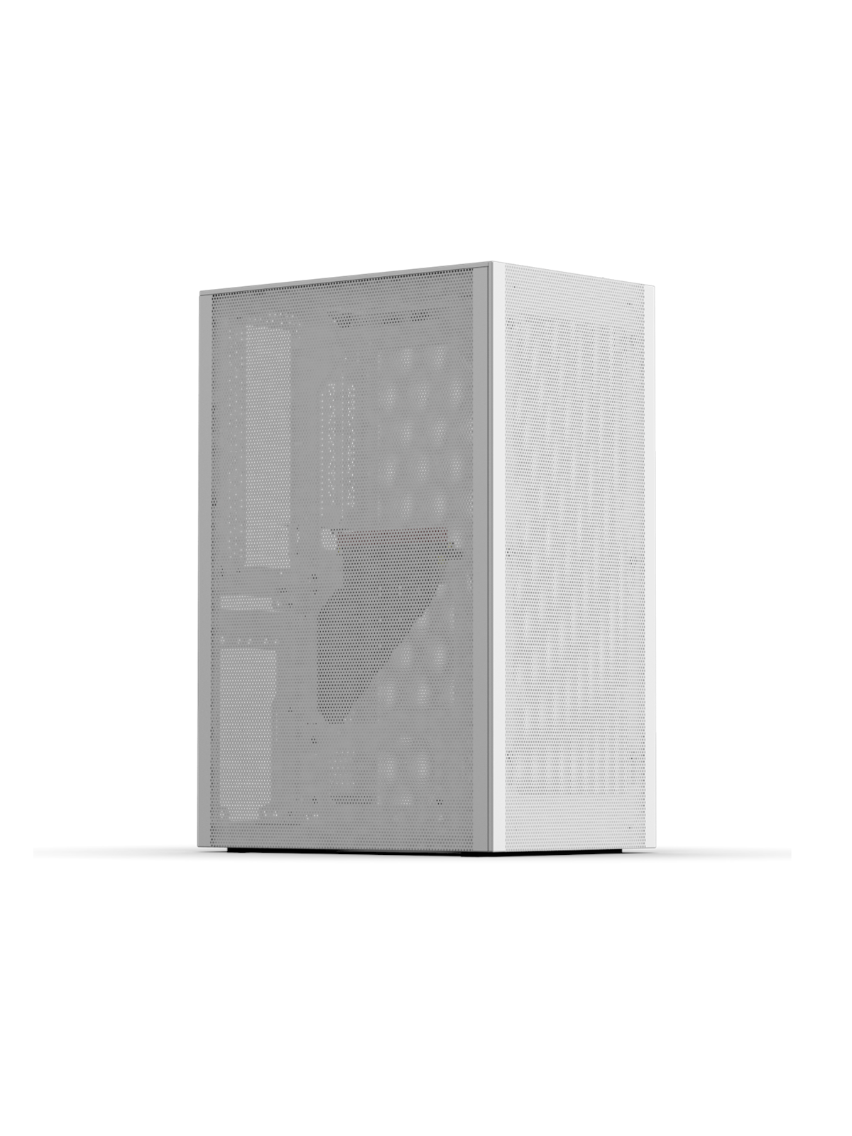 Ssupd Meshlicious Mini ITX Case - Full Mesh - PCIe 4.0 - White - Kabinet - Minitower - Hvid