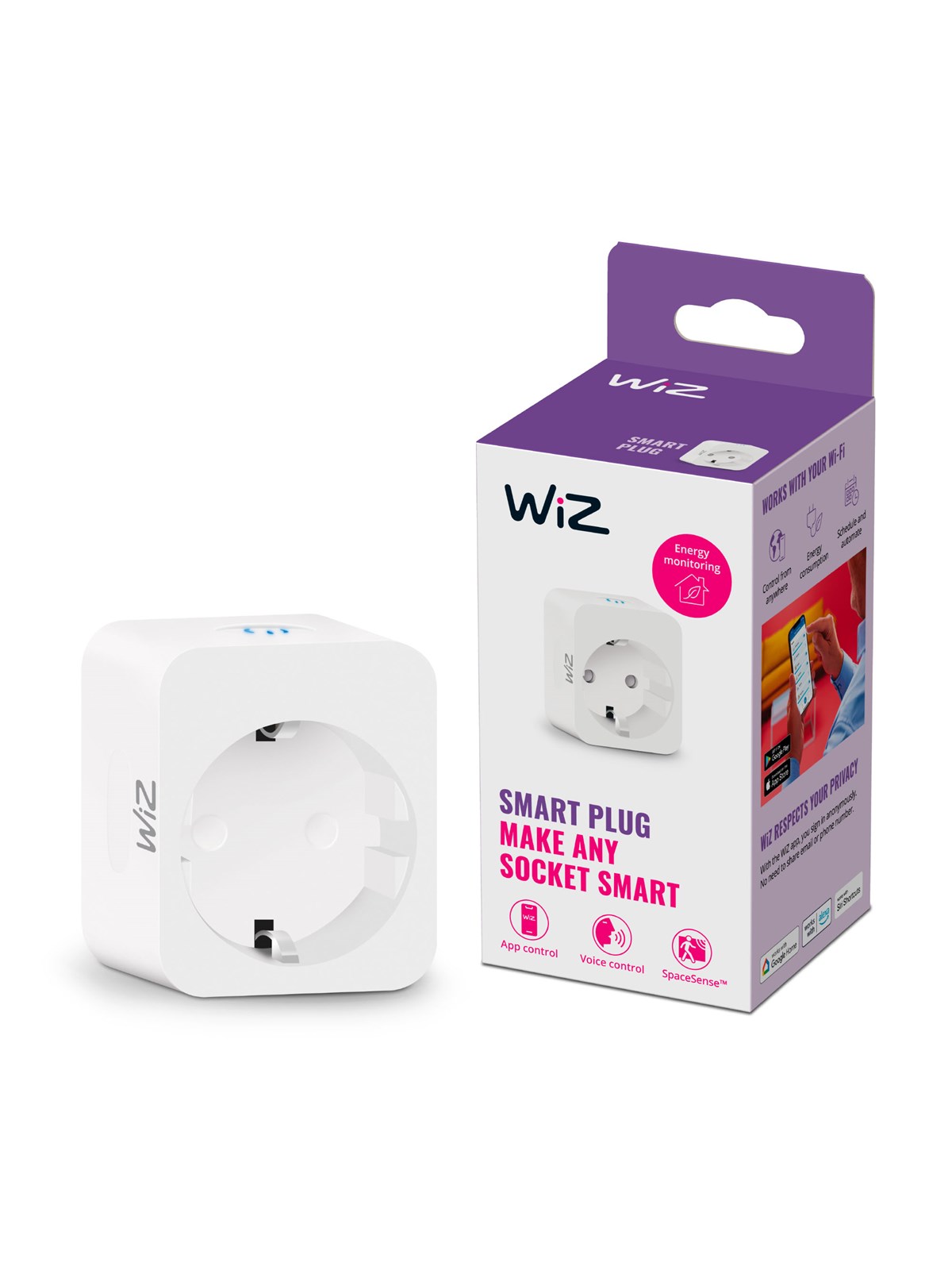 WiZ Smart Plug med energiovervågning, Smart Home