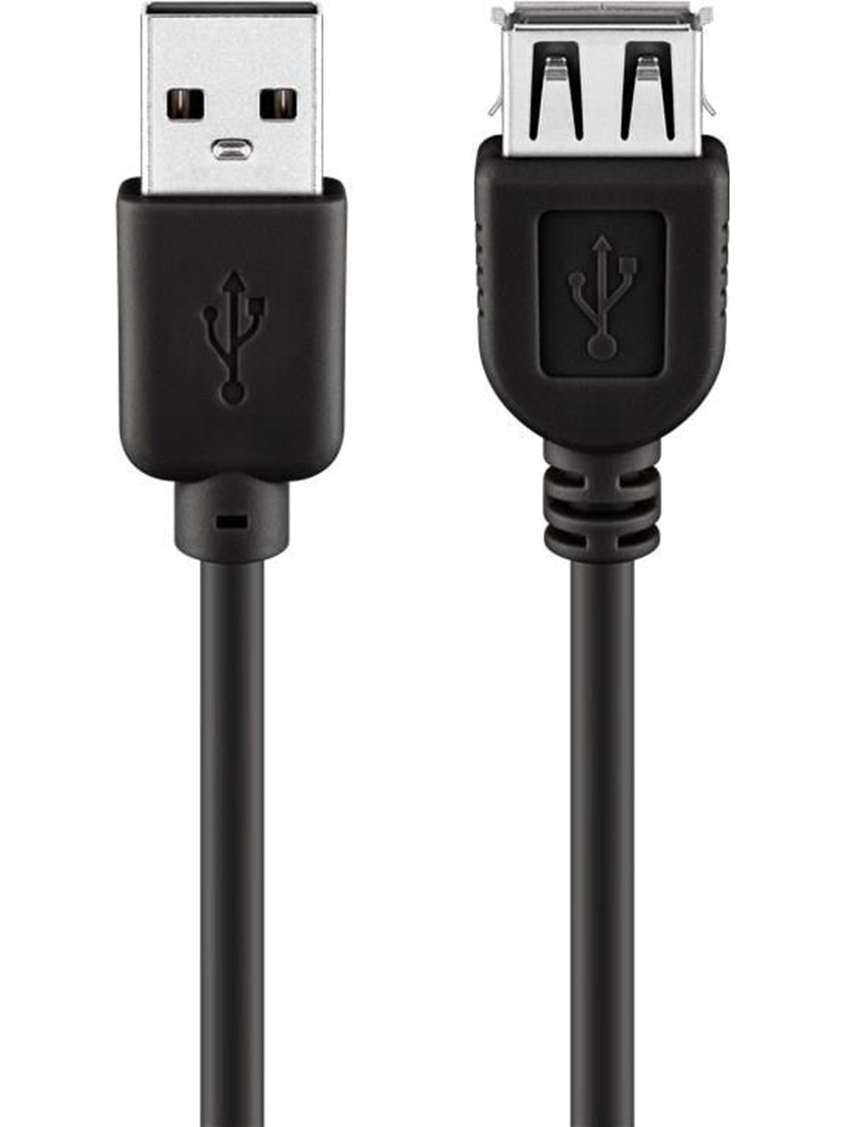 Pro USB 2.0 Hi-Speed extension cable black, Usb Kabel