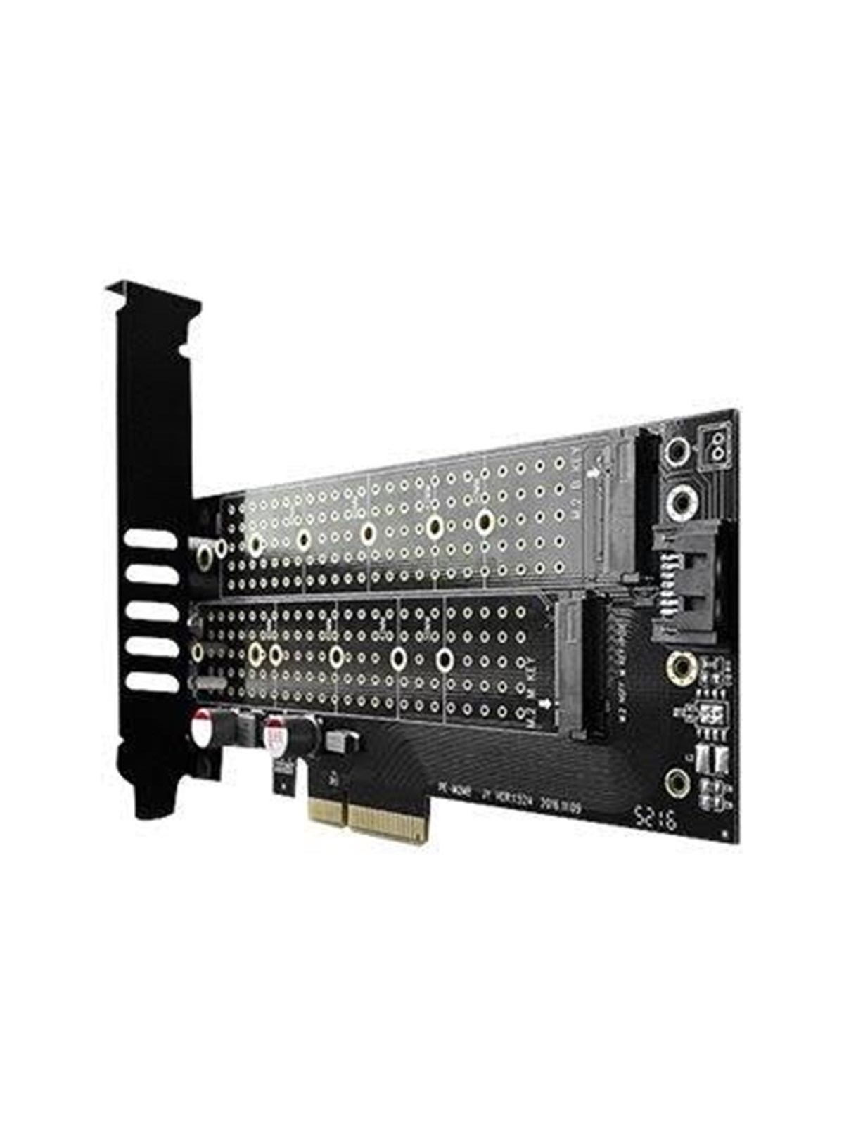 AXAGON PCEM2-D - Storage Controller - M.2 NVMe Card / SATA 6Gbit/s - PCIe 3.0 x4