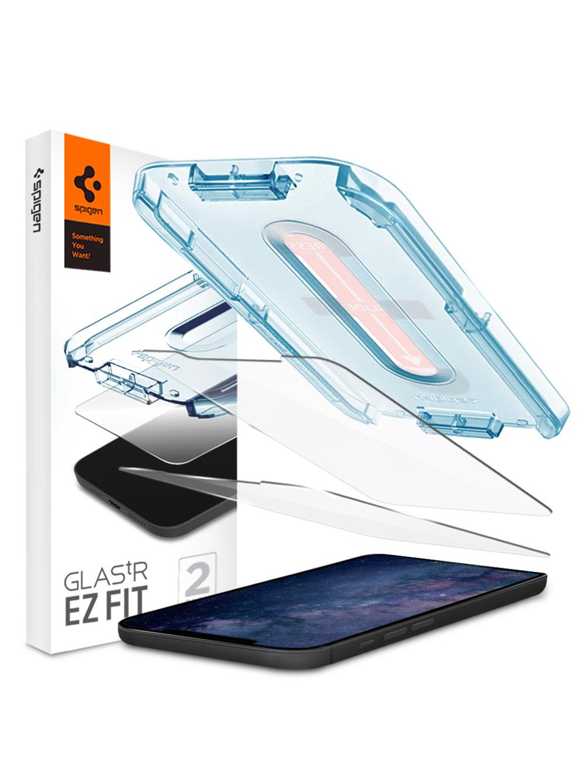 Spigen Glas tR EZ Fit - 2 Pack - iPhone 12 mini, Beskyttelsesglas