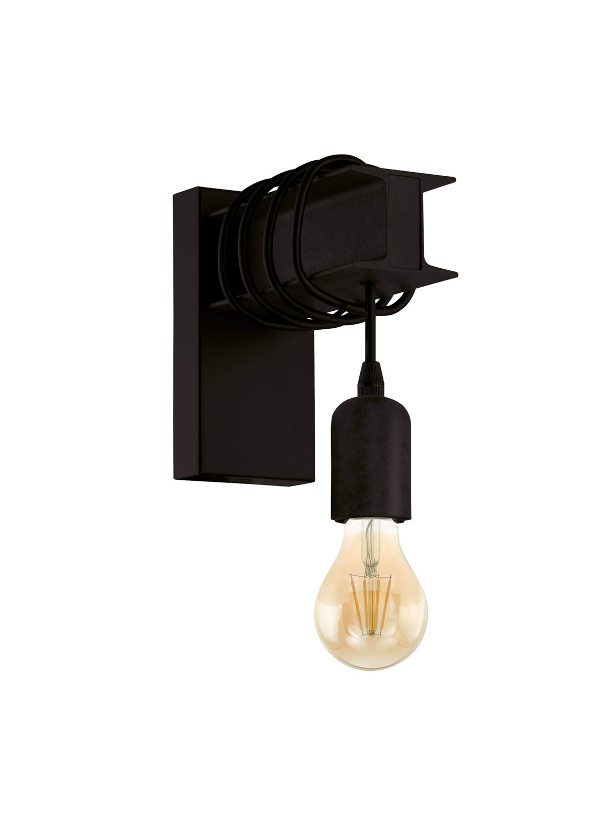 EGLO TOWNSHEND 6 væglampe, sort, Lampe