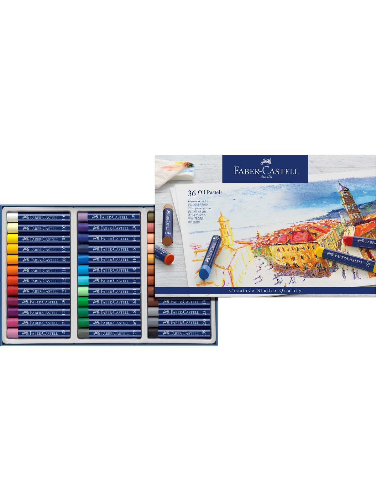 Faber-Castell Oliepastelkridt 36 stk., Tegneværktøj