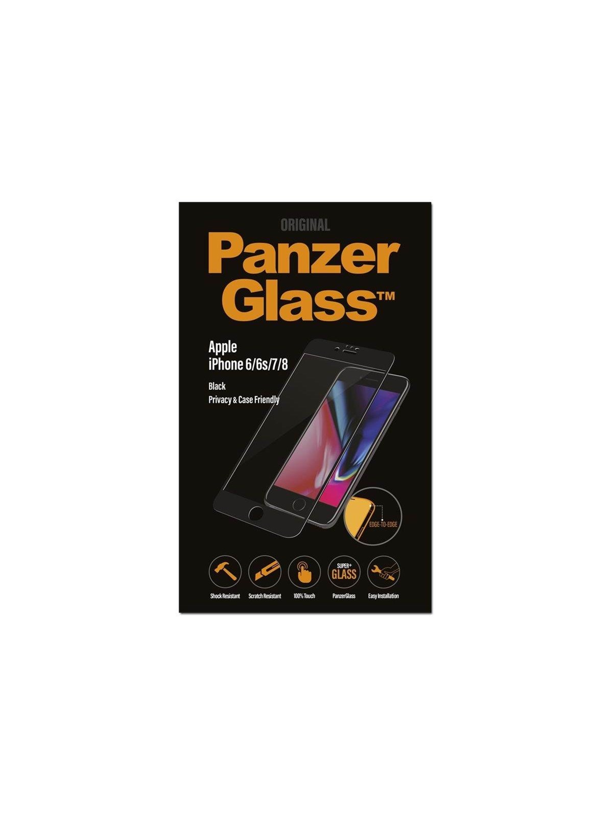 PanzerGlass Privacy Screen Protector Apple iPhone SE (2020/2022) | 8 | 7 | 6 | 6s | Edge-to-Edge