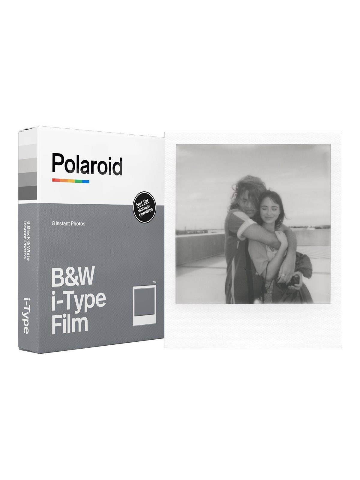 Polaroid Black & White Film i-Type (8 exposures) - White Frame, Fotofilm